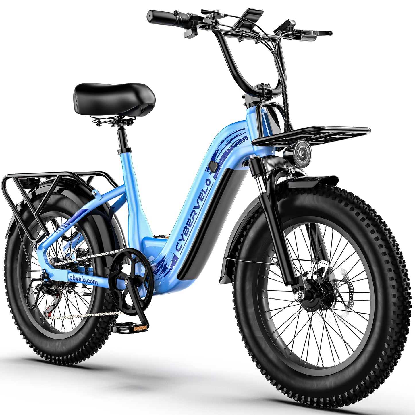 CYBERVELO EK12 1000W Electric Fat Bike With Removable Battery