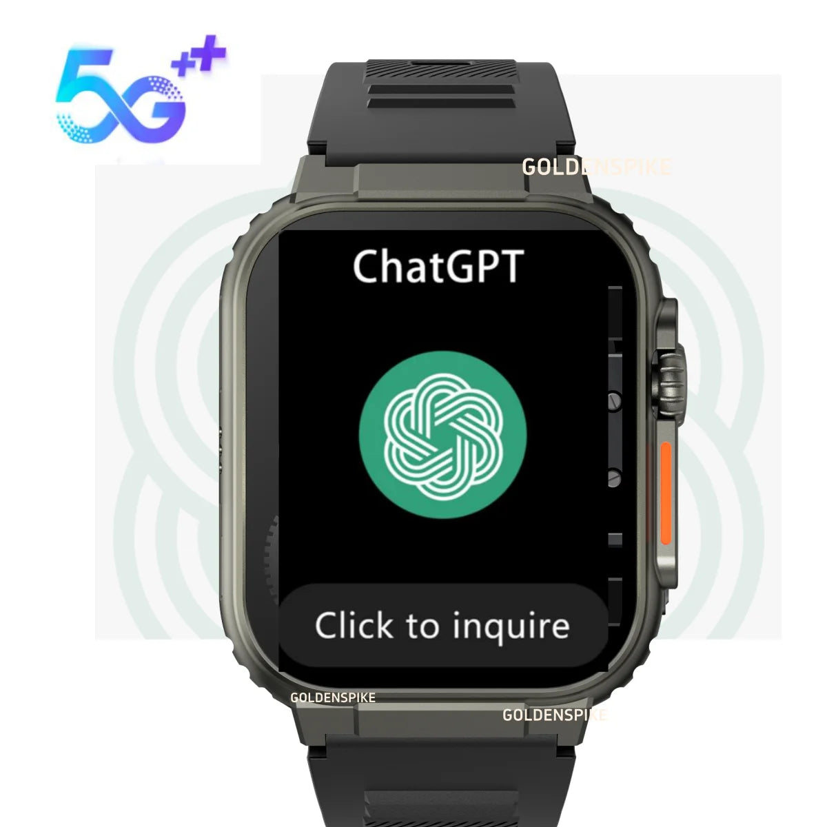 Microwear Ultra Ai3 5G Smartwatch Rotating Camera GPS Google Play