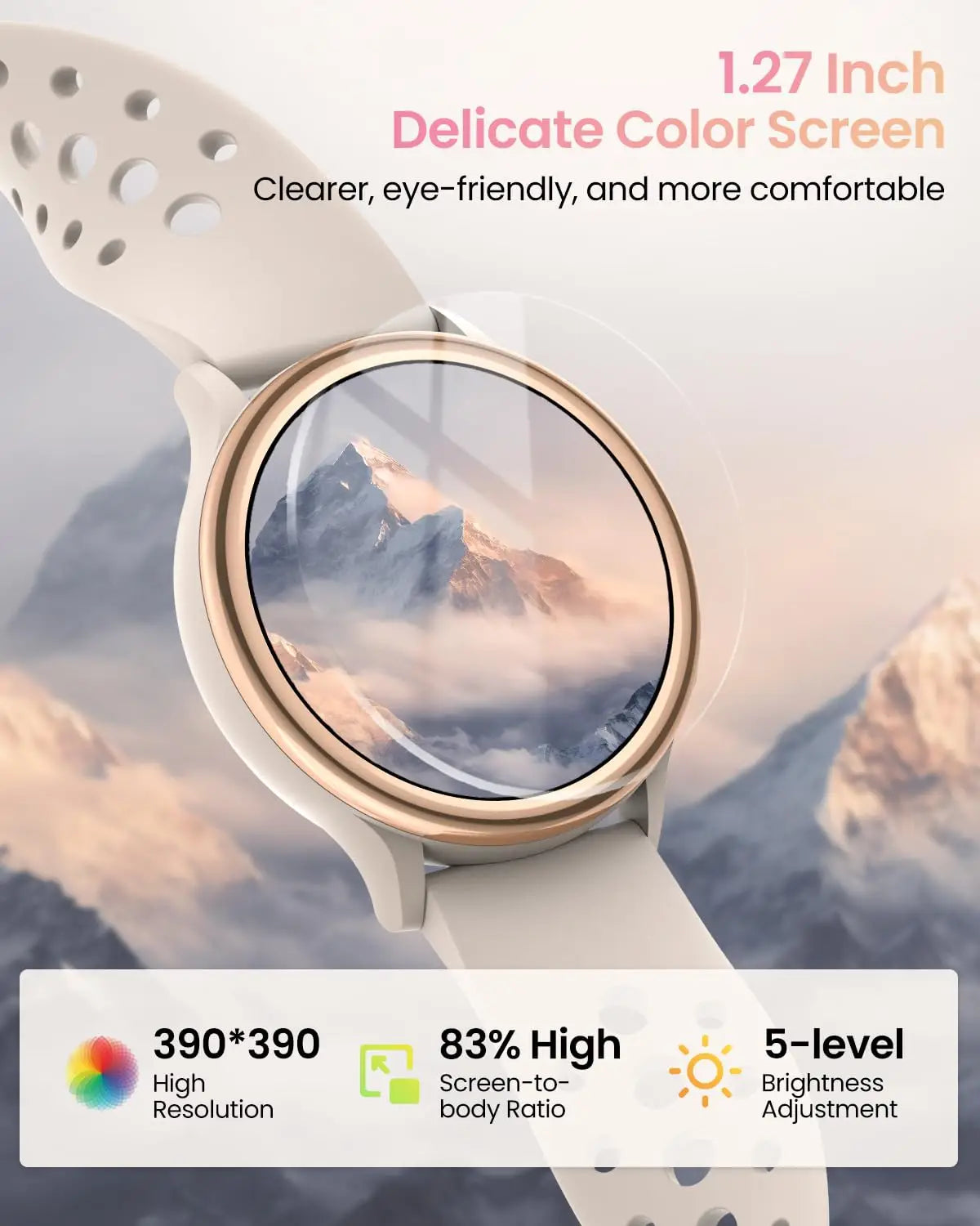 Smartwatch For Women Fitness Tracker With 400 Plus Watch Faces