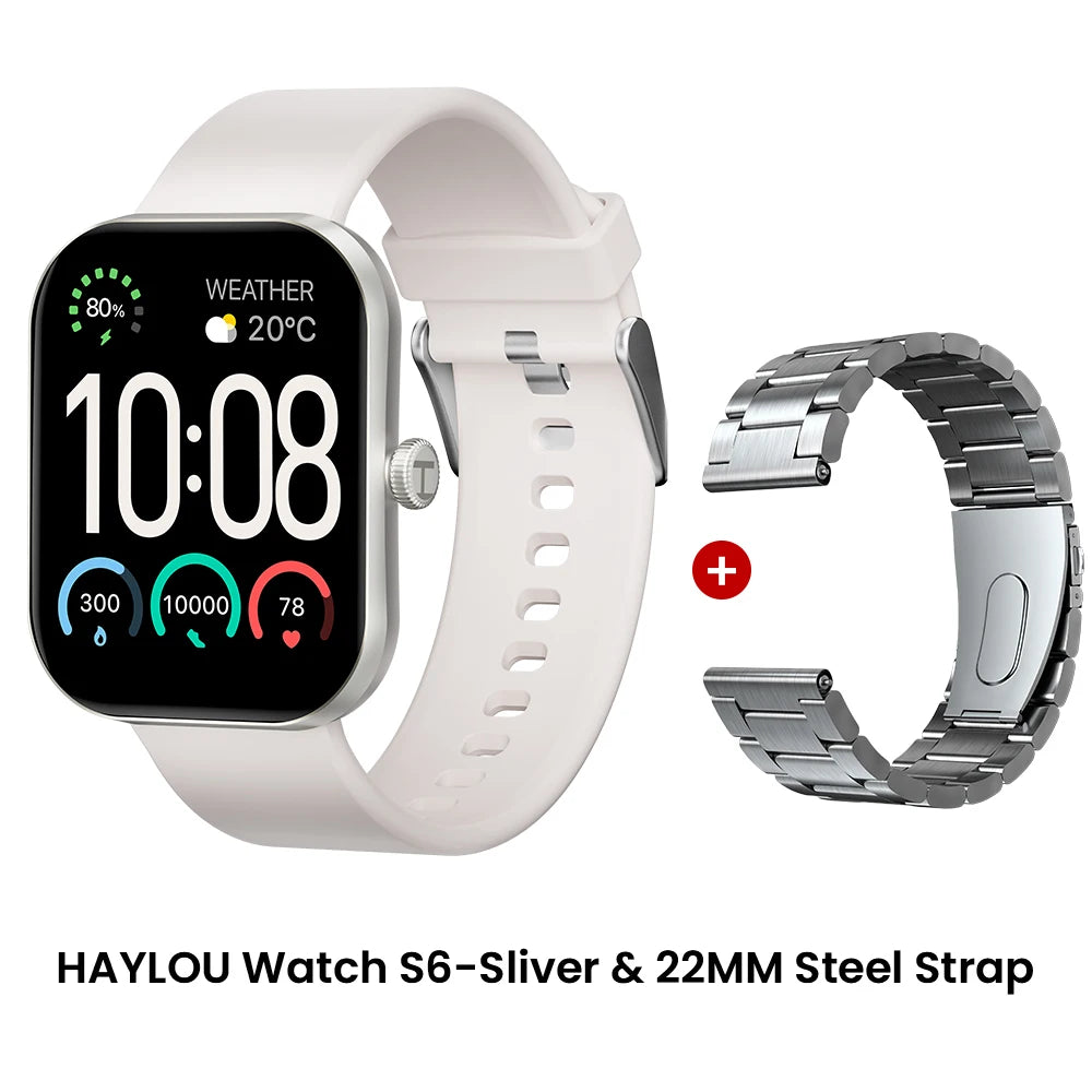 Haylou Watch S6 Smartwatch IP68 Waterproof Fitness Tracker Bluetooth