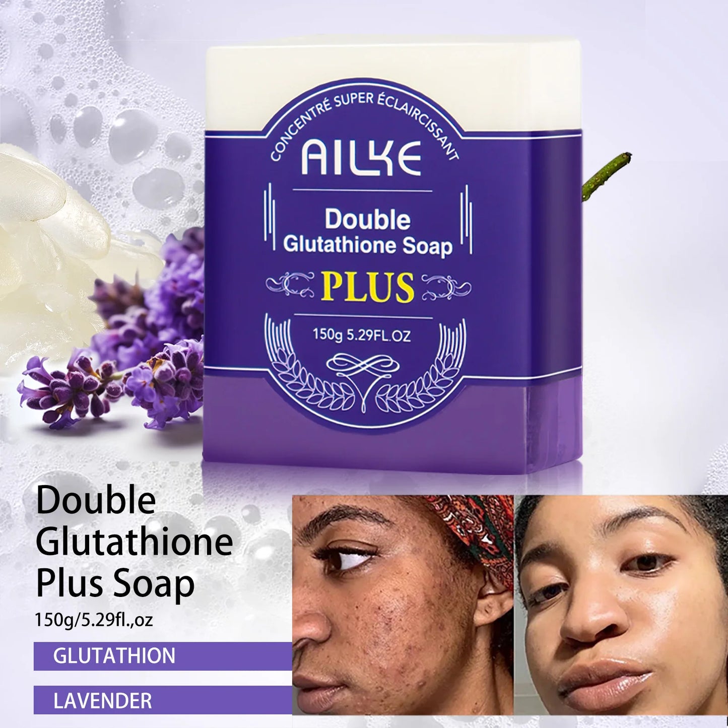 AILKE Double Glutathione Whitening Set For All Skin Types