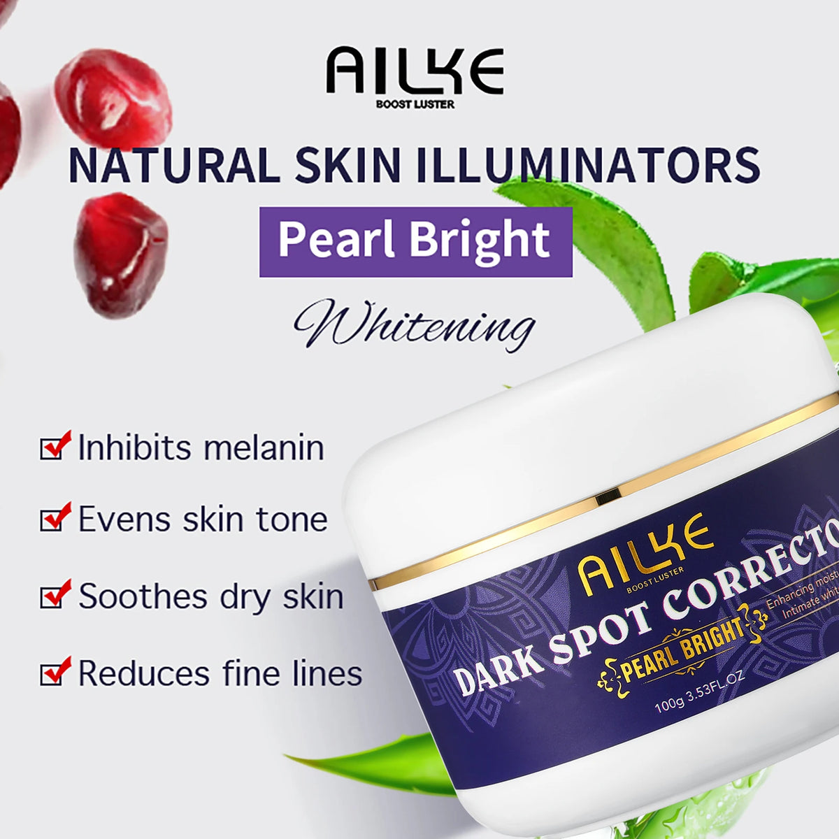 Ailke Double Glutathione Dark Spot Remover Whitening Cream