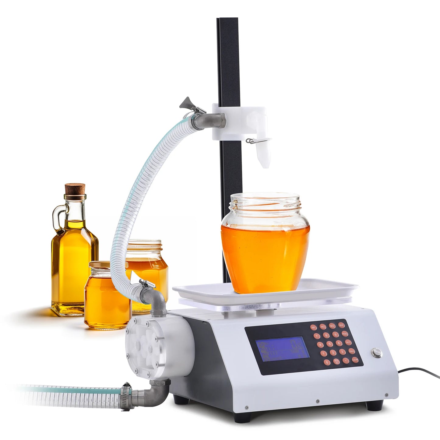 SucceBuy Automatic Liquid Filling Machine Gear Pump Digital Control 50-5000g
