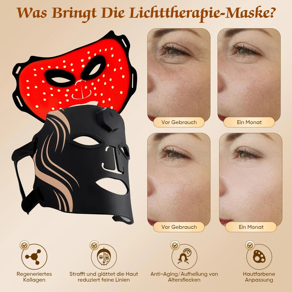 UBilli LED Facial Mask For Photon Skin Therapy And Rejuvenation