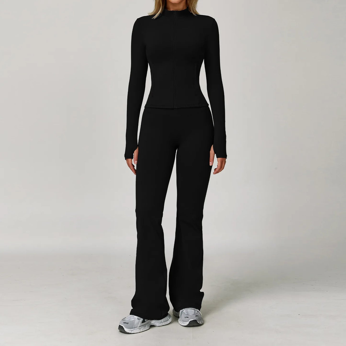 Women Yoga Set 3 Piece Gym Wear High Waist Leggings