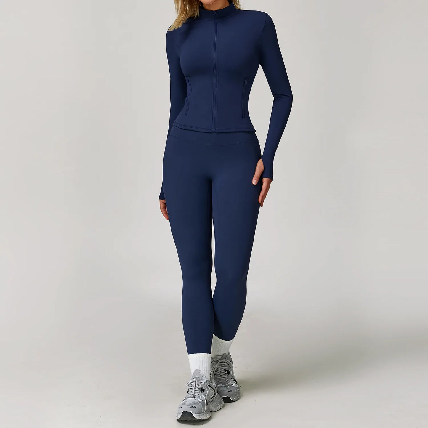 Women Yoga Set 3 Piece Gym Wear High Waist Leggings