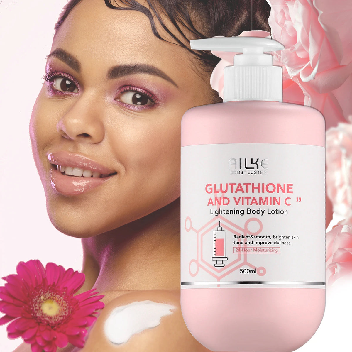 AILKE Vitamin C With Glutathione Brightening Body Lotion