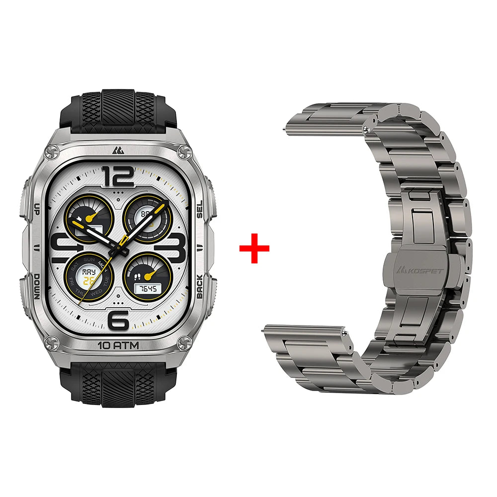 KOSPET Tank M4 Smart Watch GPS Offline Maps 10ATM Waterproof