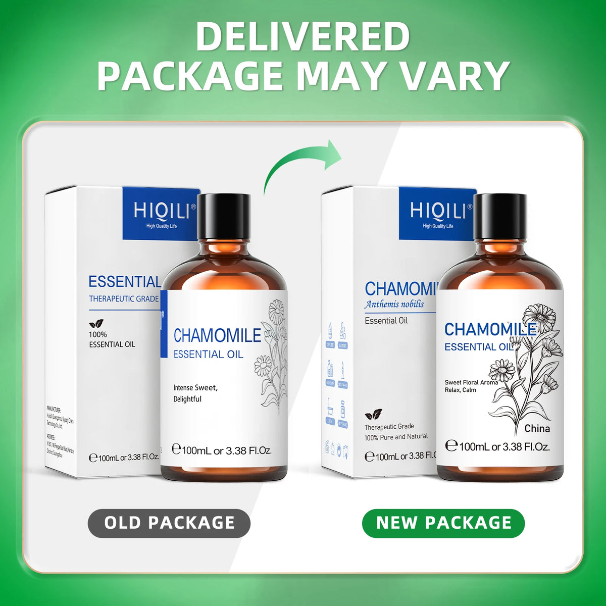 HIQILI Chamomile Essential Oil For Diffusers And Aromatherapy