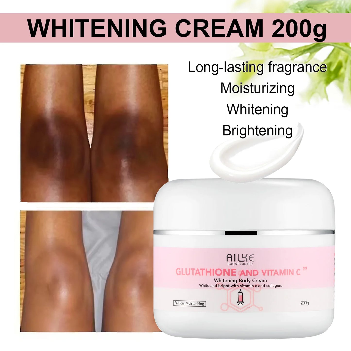 AILKE Whitening Skin Care Cream With Glutathione And Shea Butter