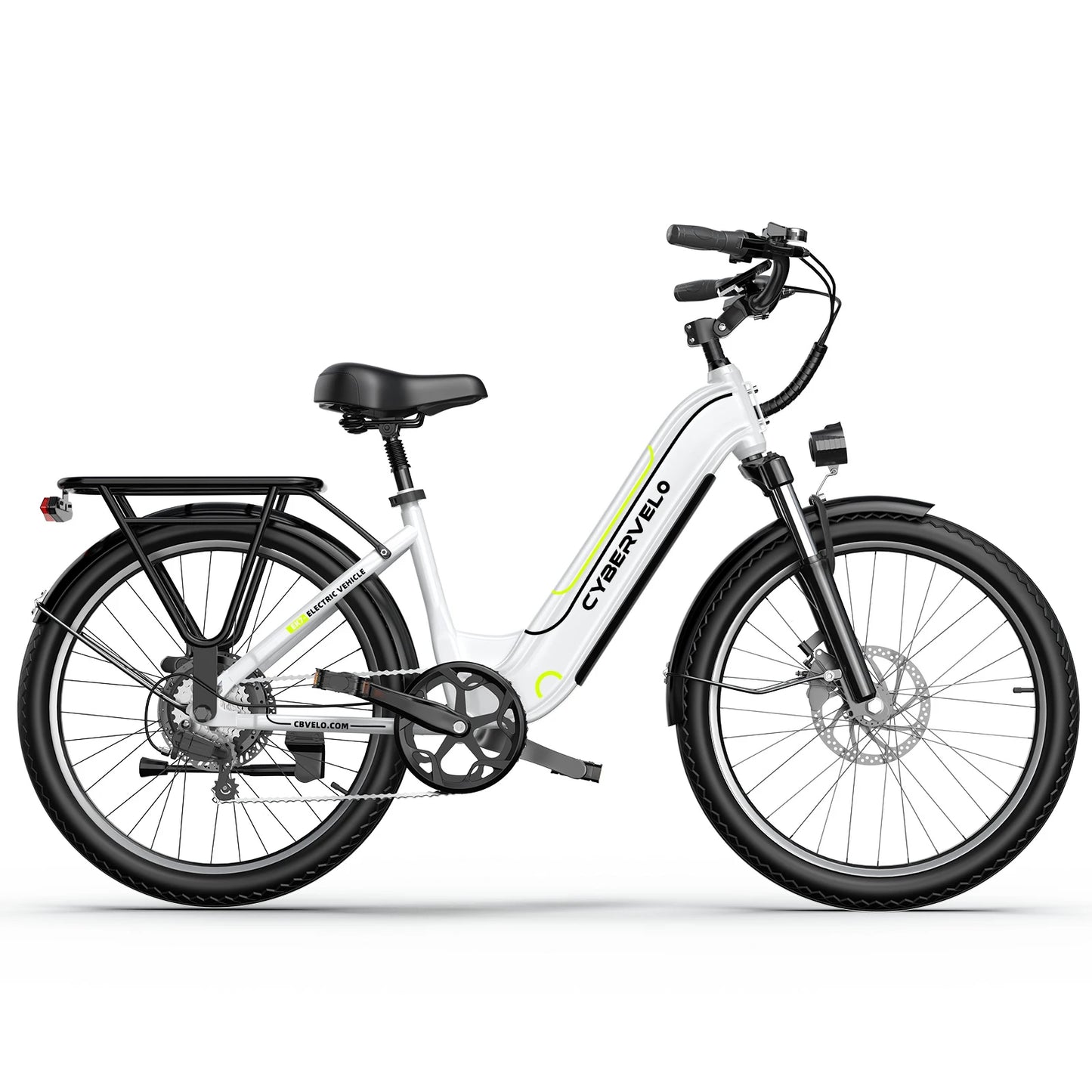 Aoango 1000W Peak Electric Bicycle For Adults Step Through Ebike 48V Battery