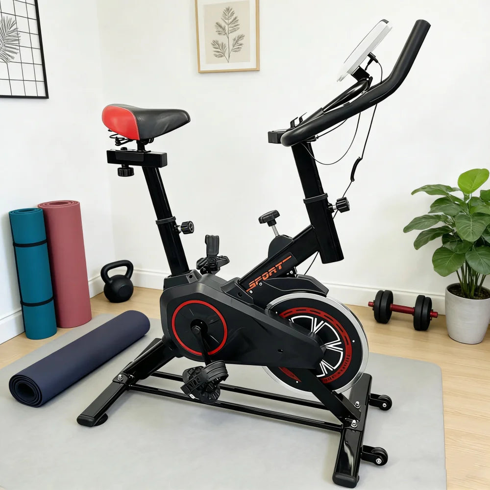 Silent Indoor Spin Bike for Cardio Training