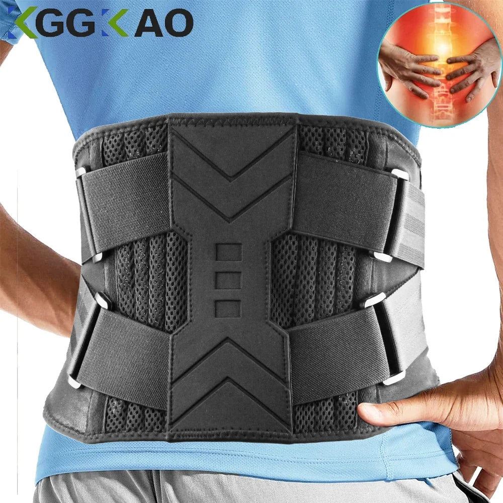 Back Brace for Lower Back Pain Relief,Herniated Disc,Breathable Back Support Belt for Men Women,Lumbar Support Belt for Arthriti