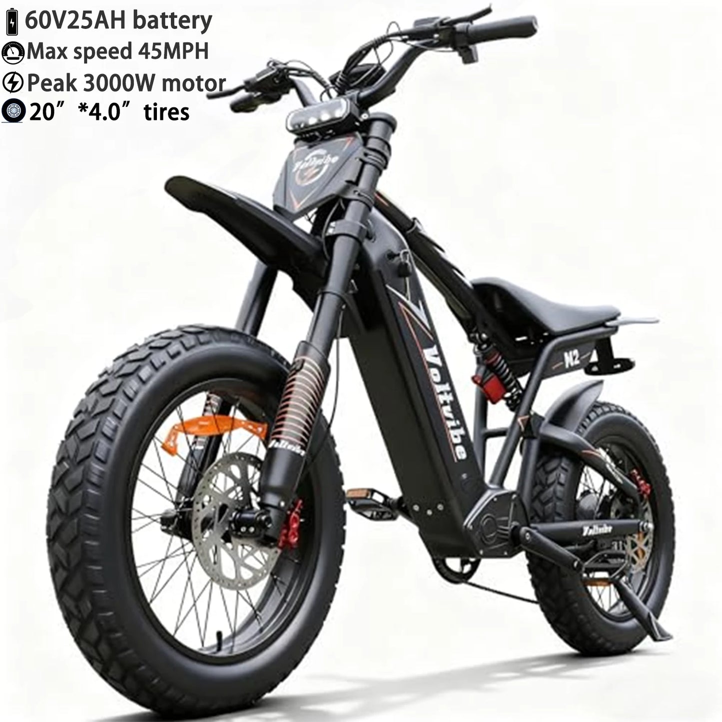 Baolujie Peak Power Electric Bicycle 1500W 3000W 5000W E Bike