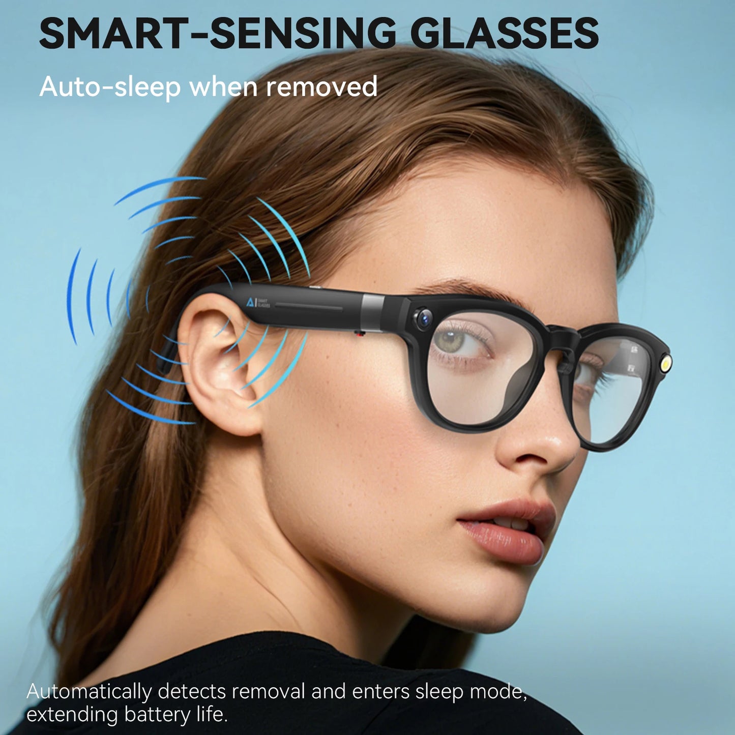 EIGIIS AI Smart Glasses With Bluetooth Calling And AI Translation