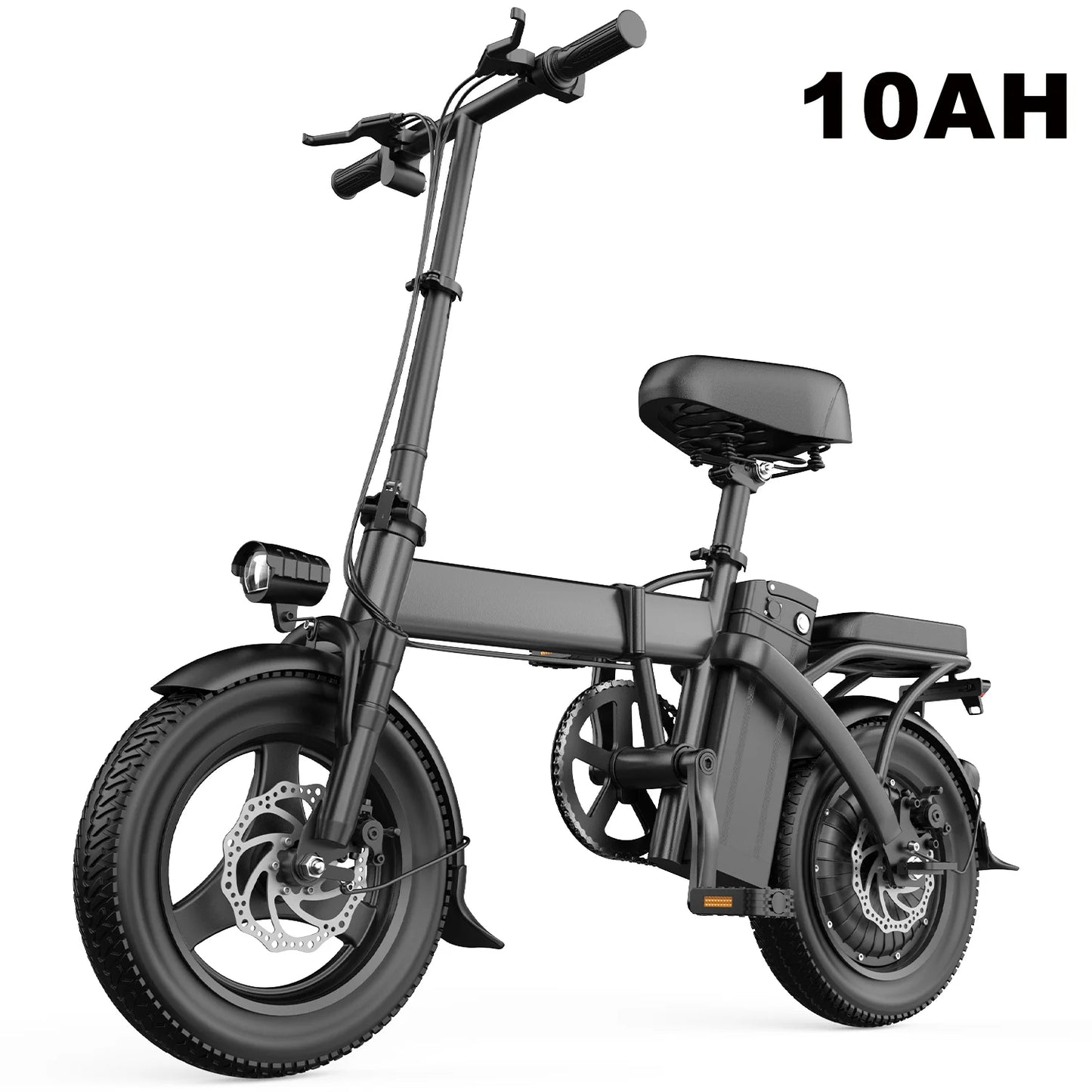 Electric Foldable Bike 750W Peak Motor Removable Battery LCD Display