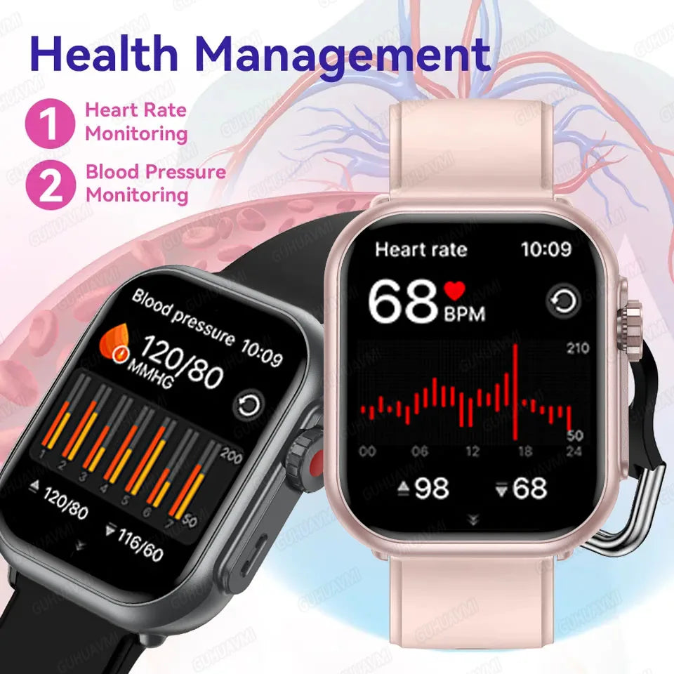 2025 Fashion Women Watch Ultra2 SE Smart Watches 1000mAh 1.85"AMOLED Full Touch Screen BT Call Smartwatch For Android IOS Ladies