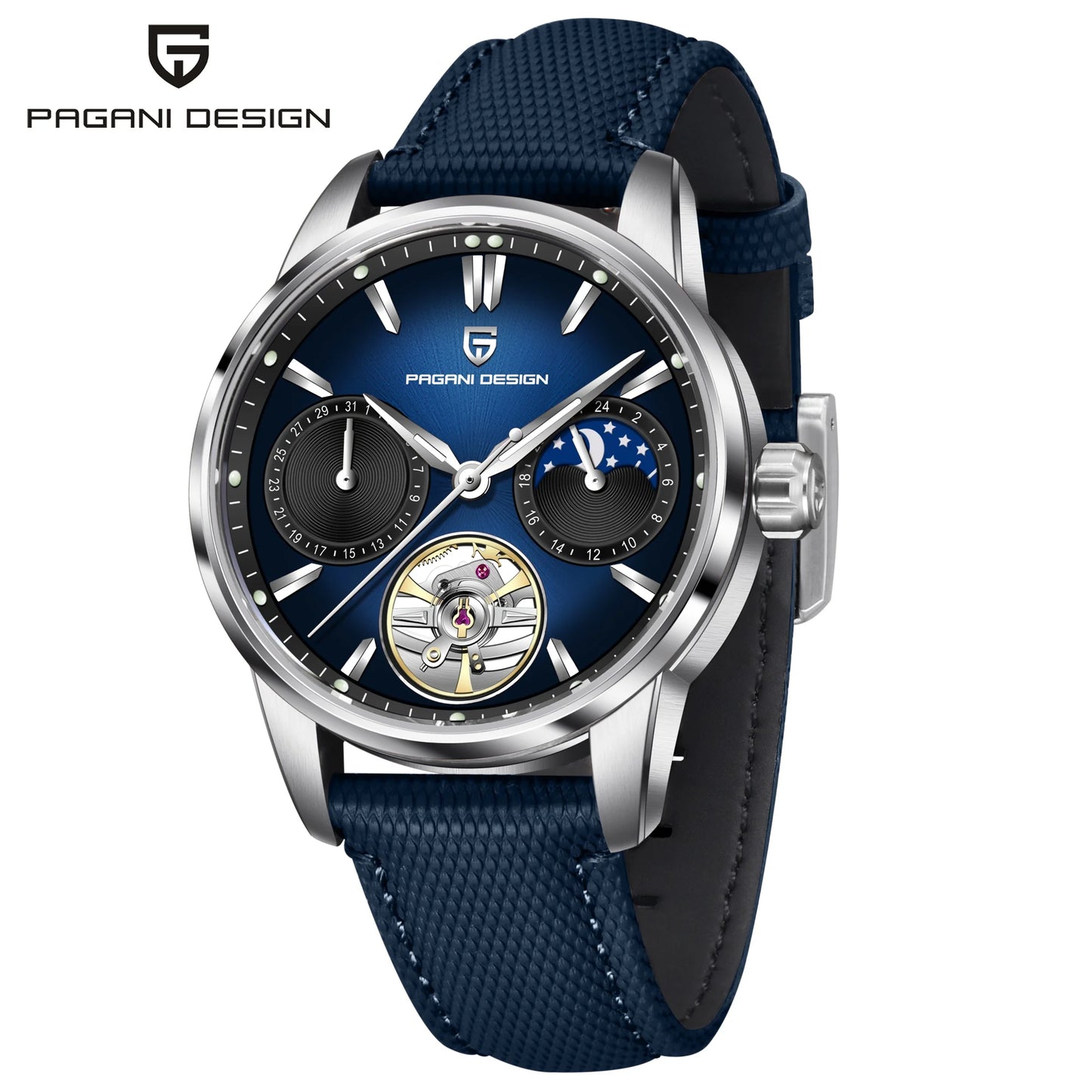Pagani Design E3255Y Mechanical Calendar Watch For Men