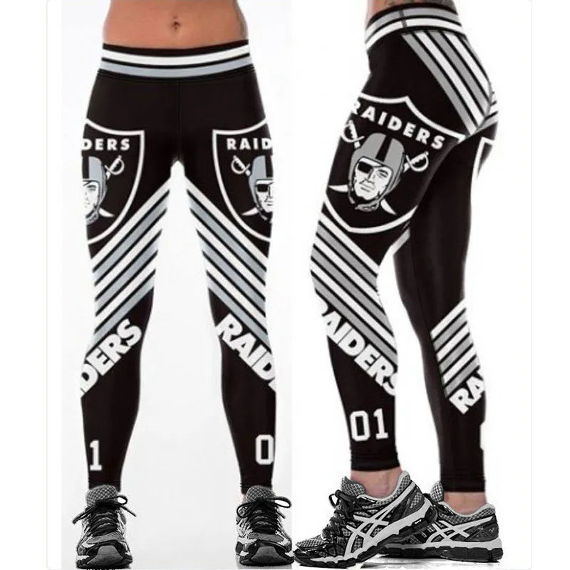 Junxi Wan 3D Cat Print Leggings Women High Waist Fitness