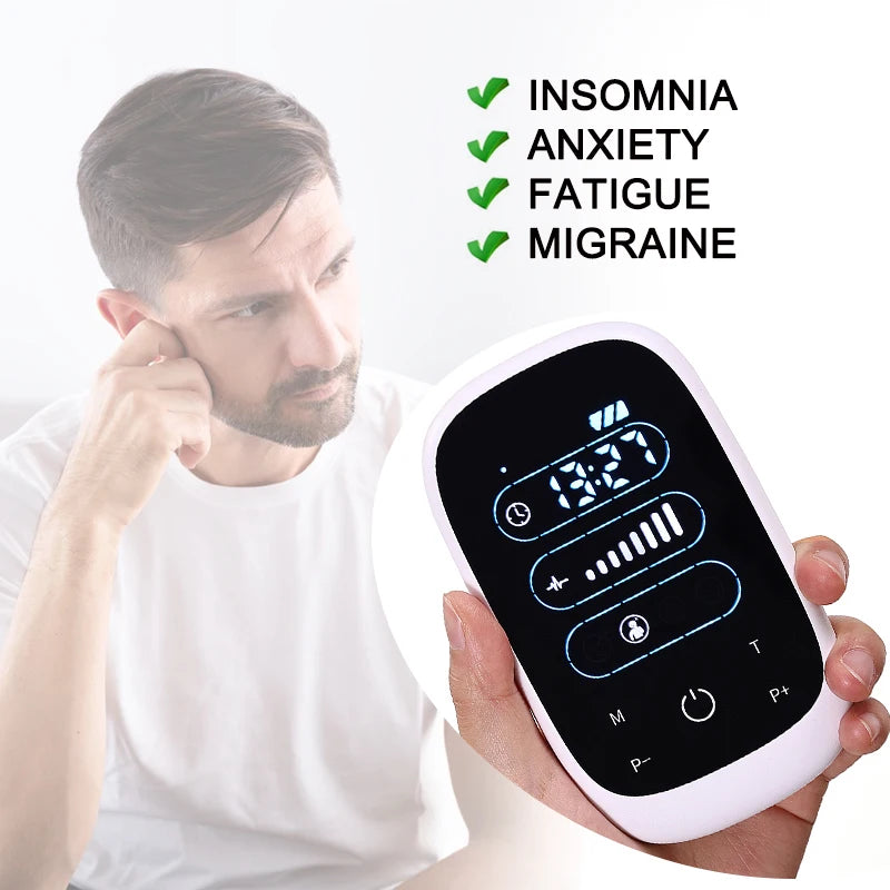 ATANG CES Device Brain Stimulation Therapy SleepAid Insomnia Earclip