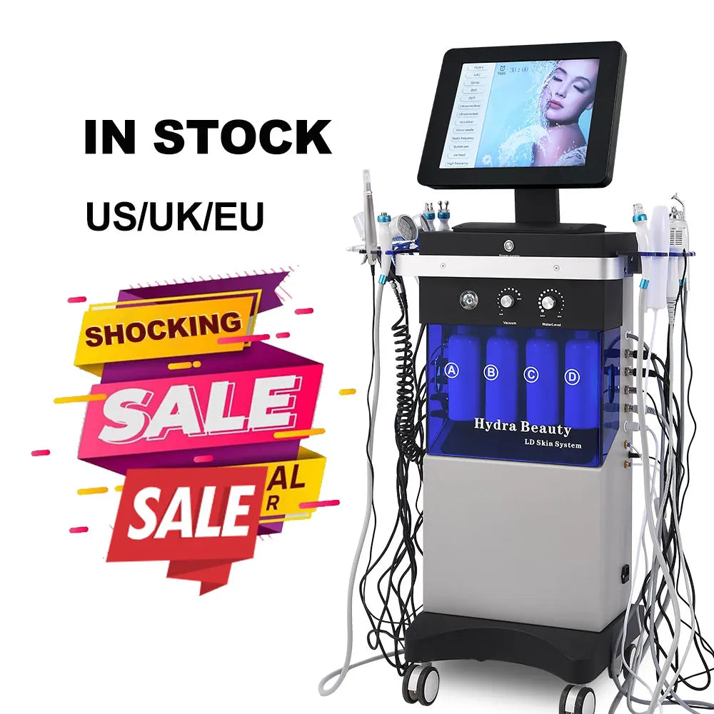 AmiliBeauty 14in1 Hydro Facial Machine Hydradermabrasion