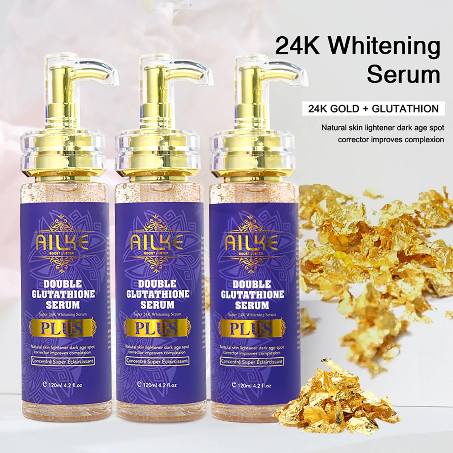 AILKE Double Glutathione Whitening Set For All Skin Types