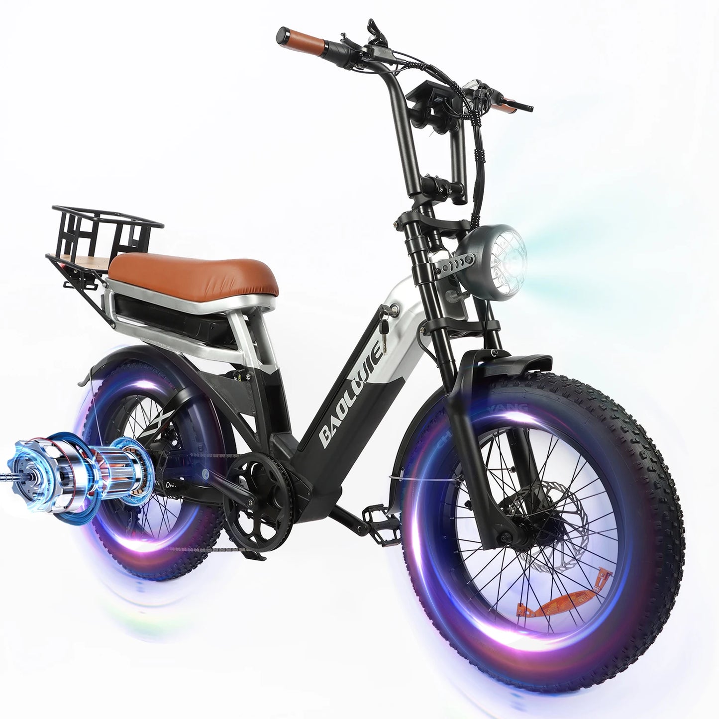 Baolujie DM01 60V 30Ah Electric Bike Max Speed 42MPH