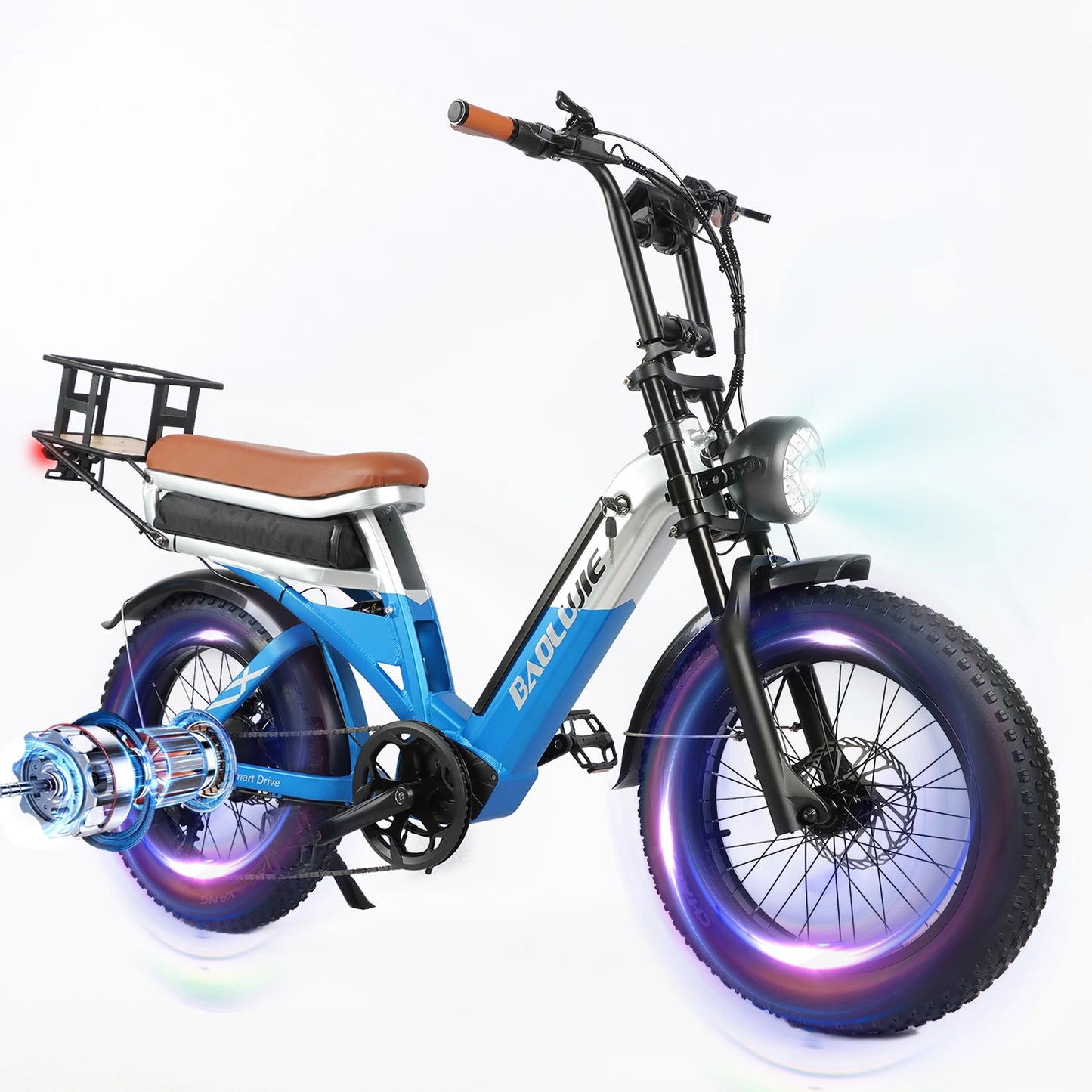 Baolujie DM01 60V 30Ah Electric Bicycle E-Bike 42MPH