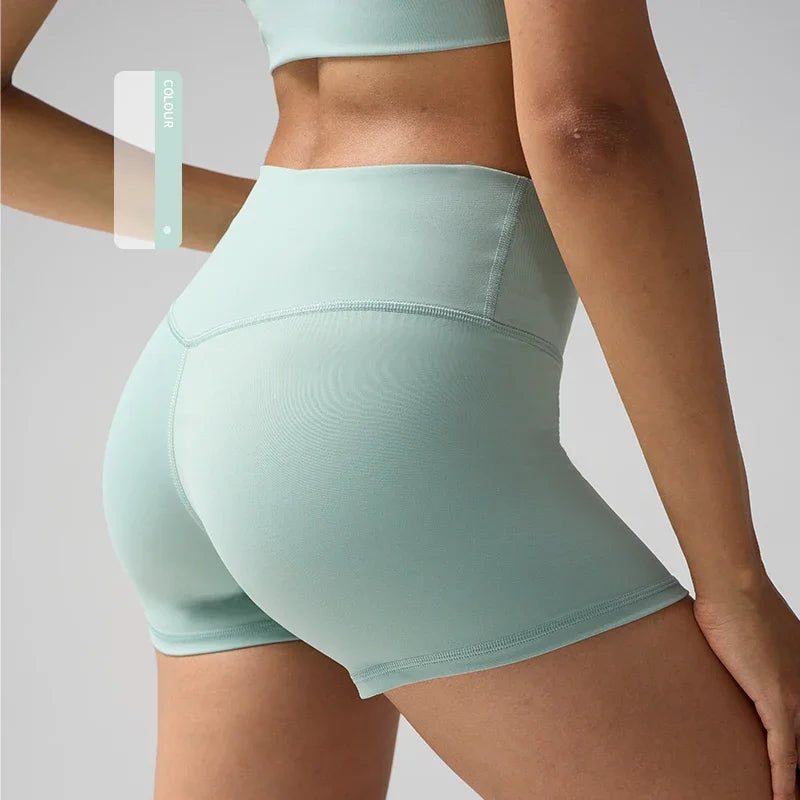 COZOK High Waisted Yoga Shorts Women Quick Dry Breathable