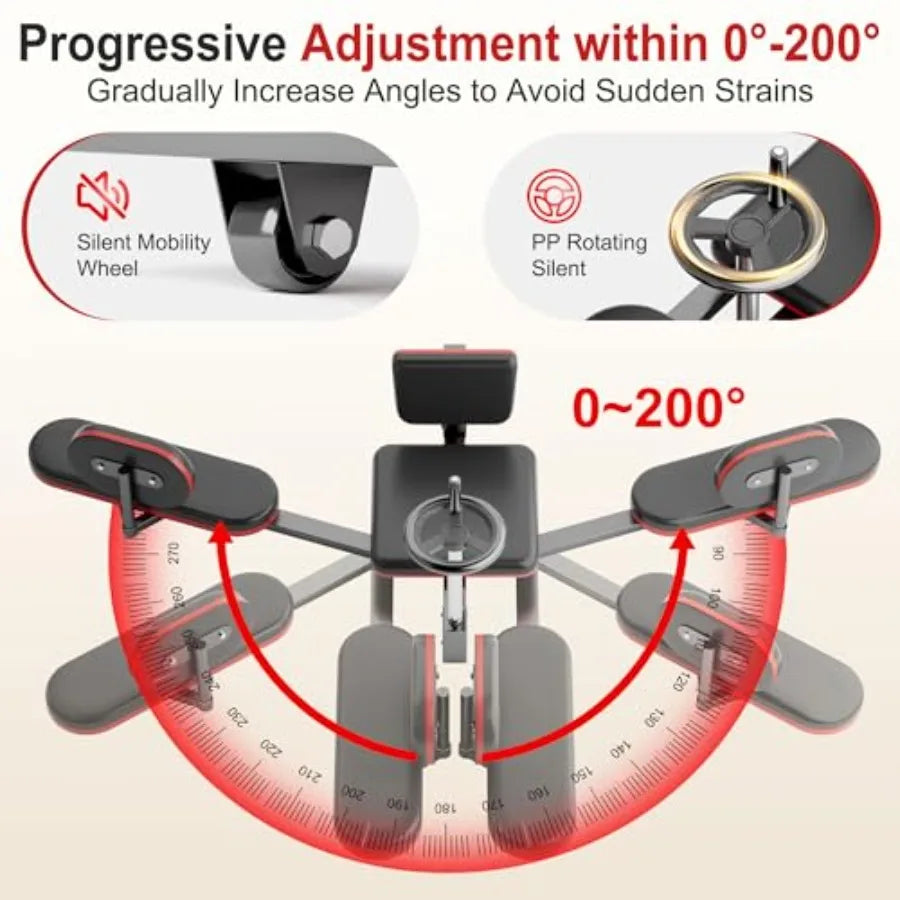 Leg Stretcher 220LBS Adjustable Split Machine for Ballet and Yoga