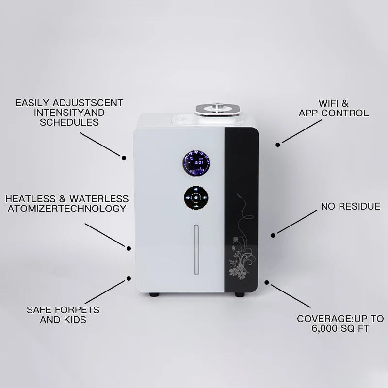 Namste 3000m³ Commercial Aroma Diffuser Hotel Diffuser Fragrance Advanced Automatic Timing Fragrance Machine WiFi Control