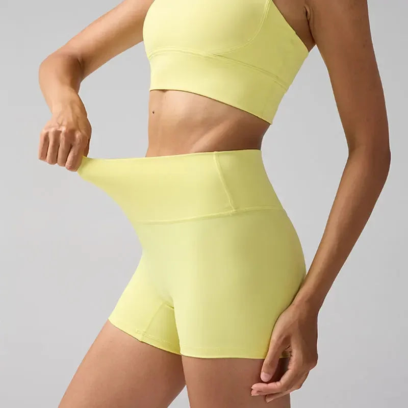 COZOK High Waisted Yoga Shorts Women Quick Dry Breathable