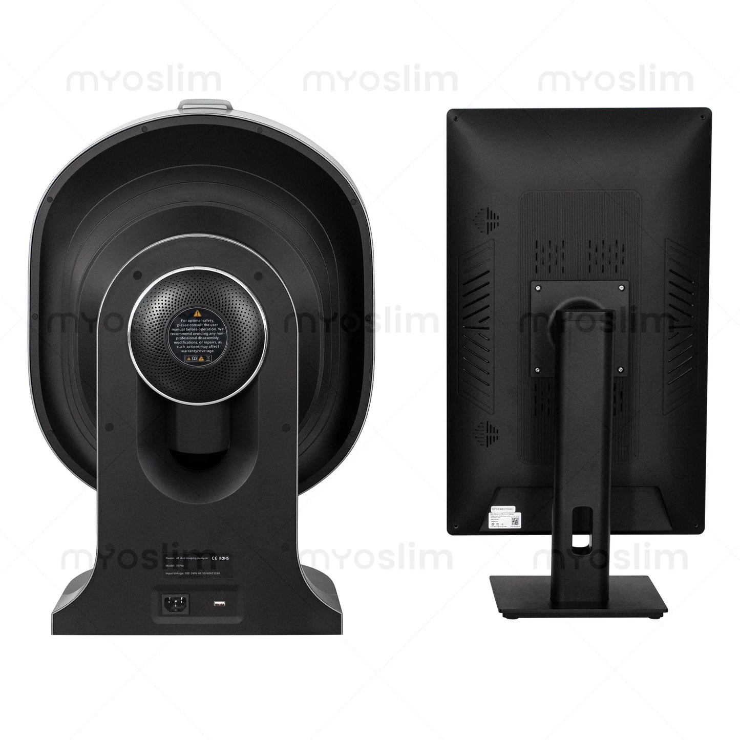 21.5 Inch X5 Facial Skin Analyzer Machine 3D AI Scalp Analyser Multi-Language AI Facial Skin Analysis Scanner for Beauty Care