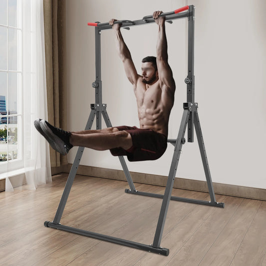 Adjustable Height Pull Up Bar Triangular Station For Home Gym