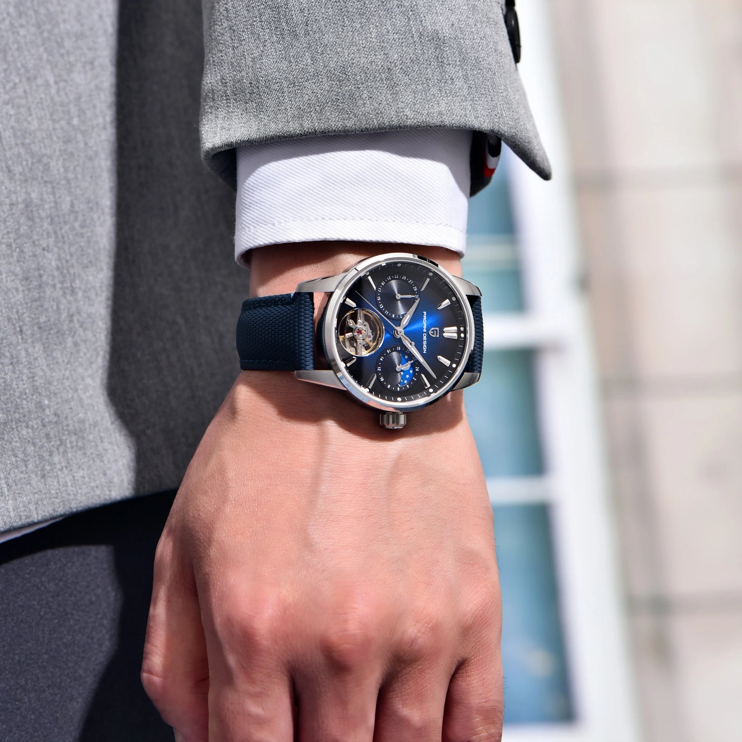 Pagani Design E3255Y Mechanical Calendar Watch For Men