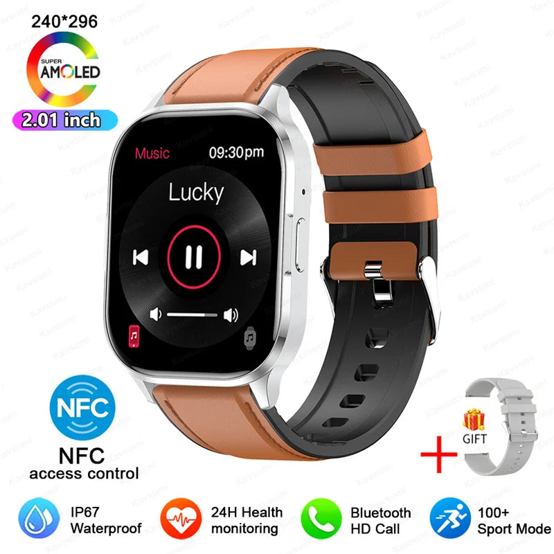 Ultra Thin Smartwatch With Bluetooth Calling And Health Tracking