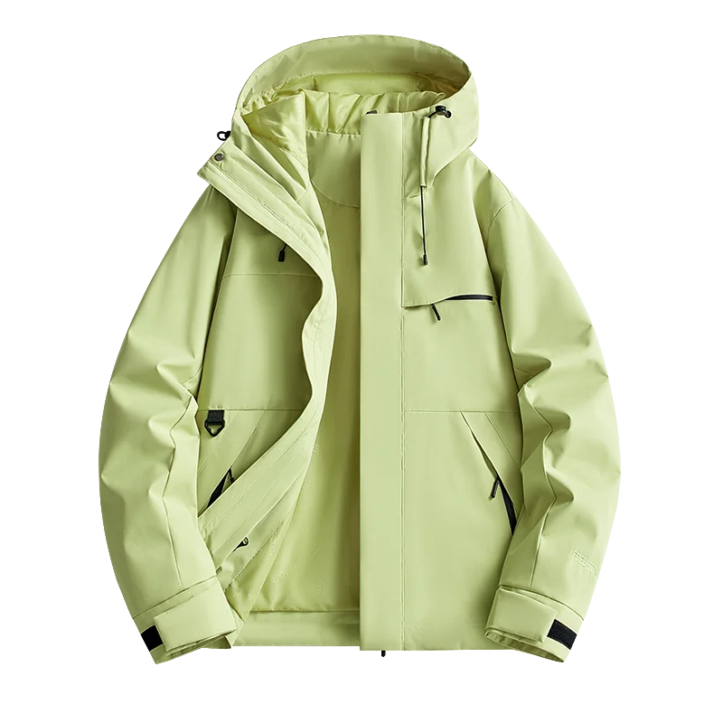 Waterproof Hooded Hiking Jacket for Women Outdoor Sports Trekking
