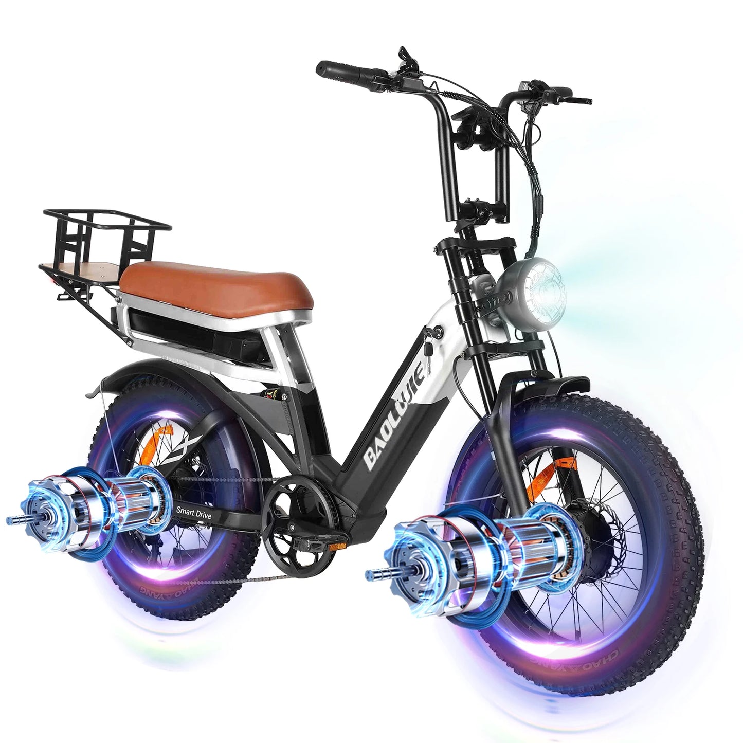 Baolujie DM01 60V 30Ah Electric Bicycle E-Bike 42MPH