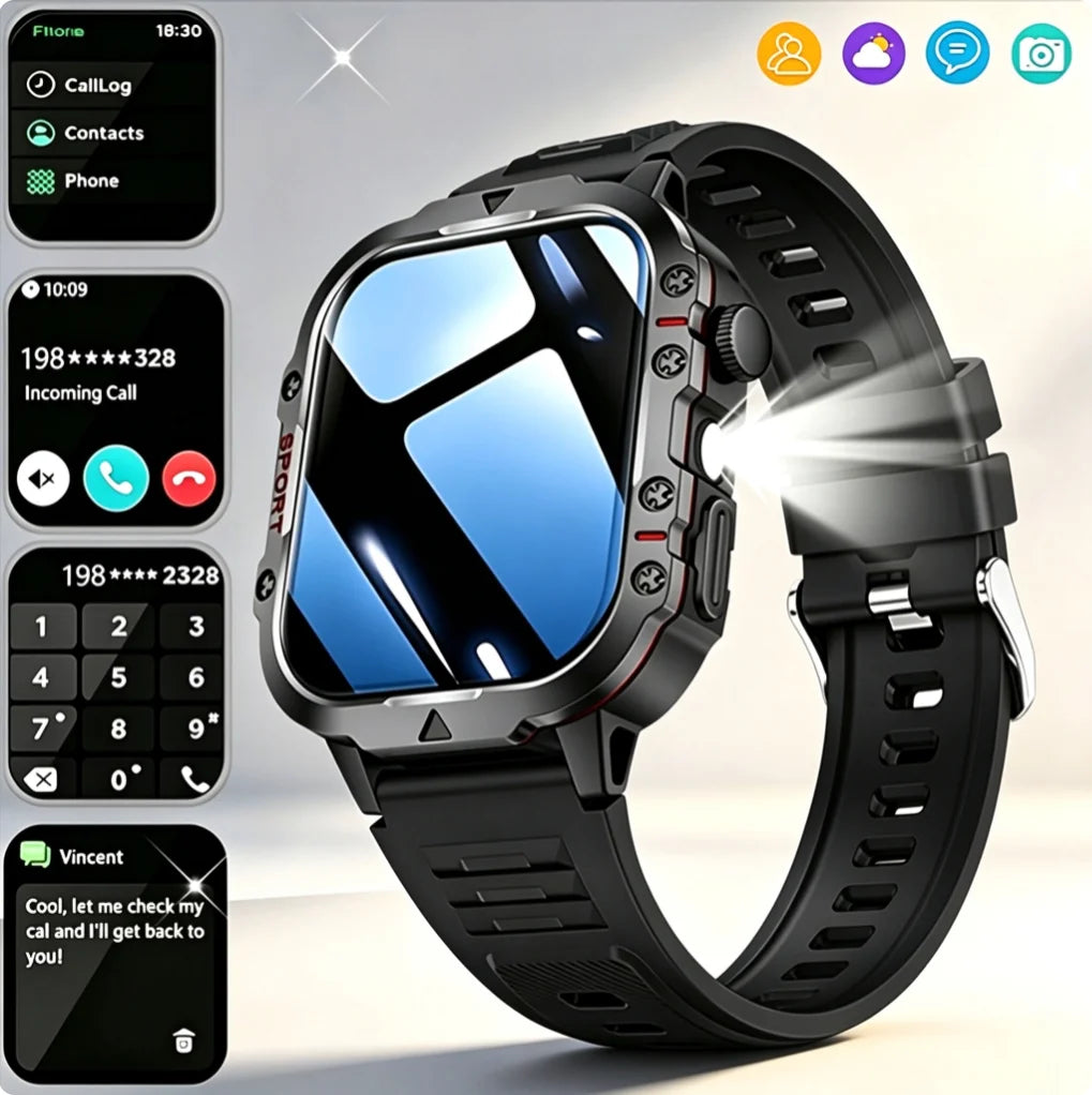 ERUN Smart Watch With Wireless Calling And Multi Sport Tracking