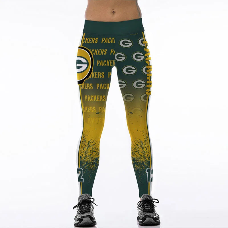 Junxi Wan 3D Cat Print Leggings Women High Waist Fitness