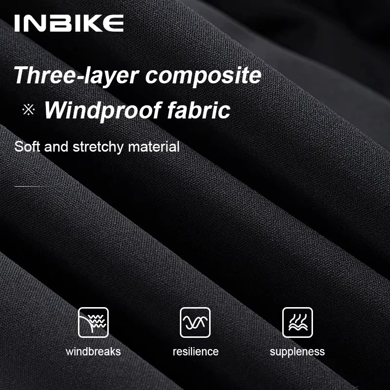 INBIKE Men's Windproof Thermal Soft Shell Cycling Jacket