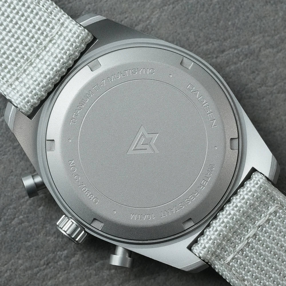 Cadisen Titanium Chronograph Quartz Watch With Sapphire Crystal