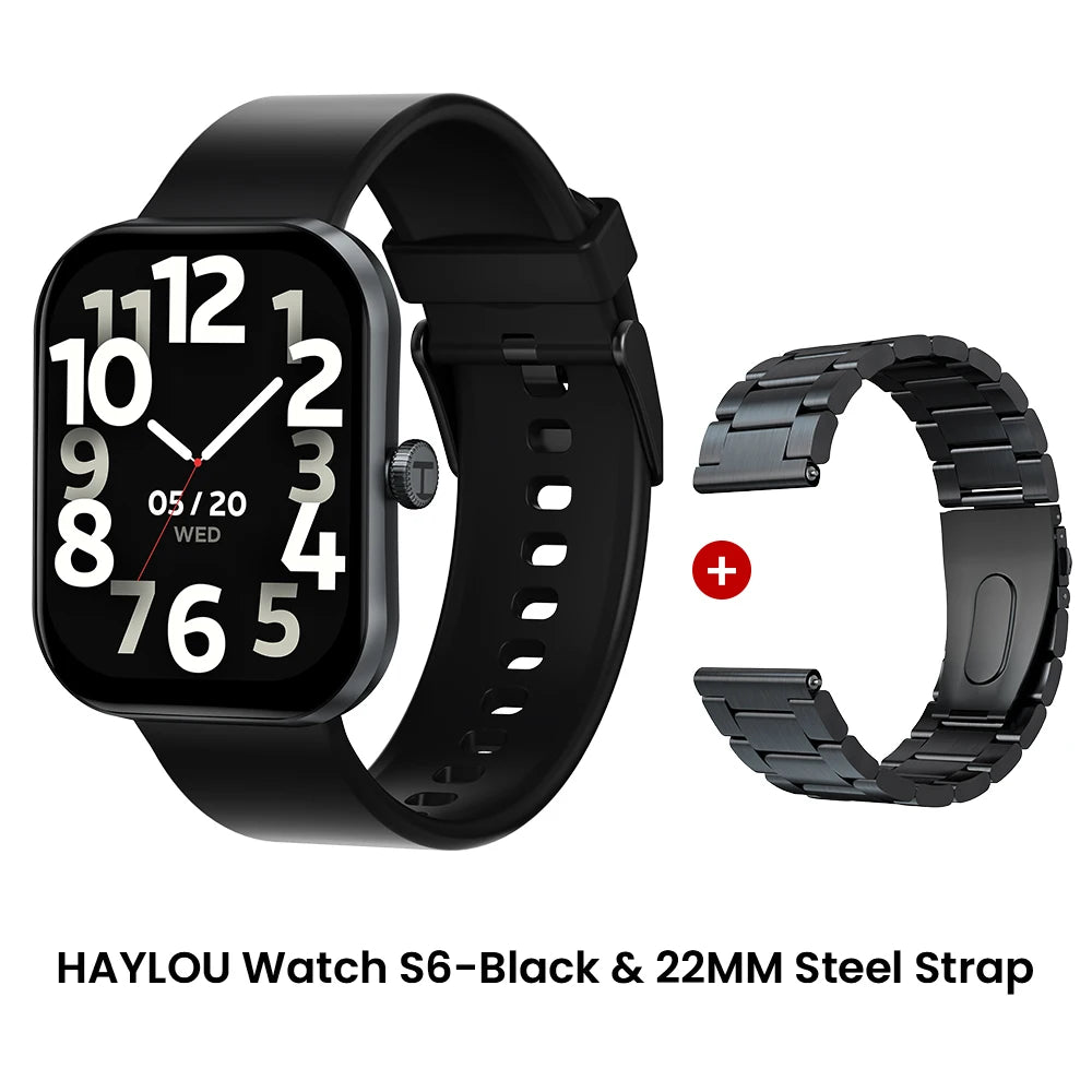 Haylou Watch S6 Smartwatch IP68 Waterproof Fitness Tracker Bluetooth