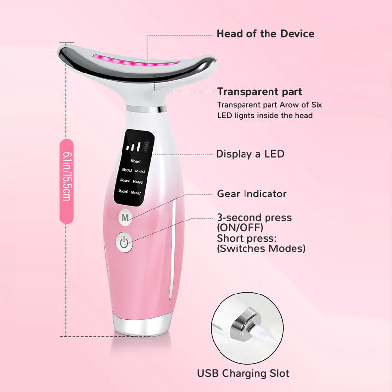 Cloud Prime Face Neck Massager Household Lifting And Firming Facial Electric Introduction Lifting And Firming Beauty Massage Face Care Tools For Christmas And New Year Gifts