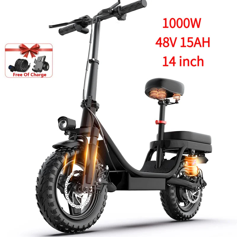 ZEFIORA Wild Beast Electric Bike UL2849 48V Front Brake