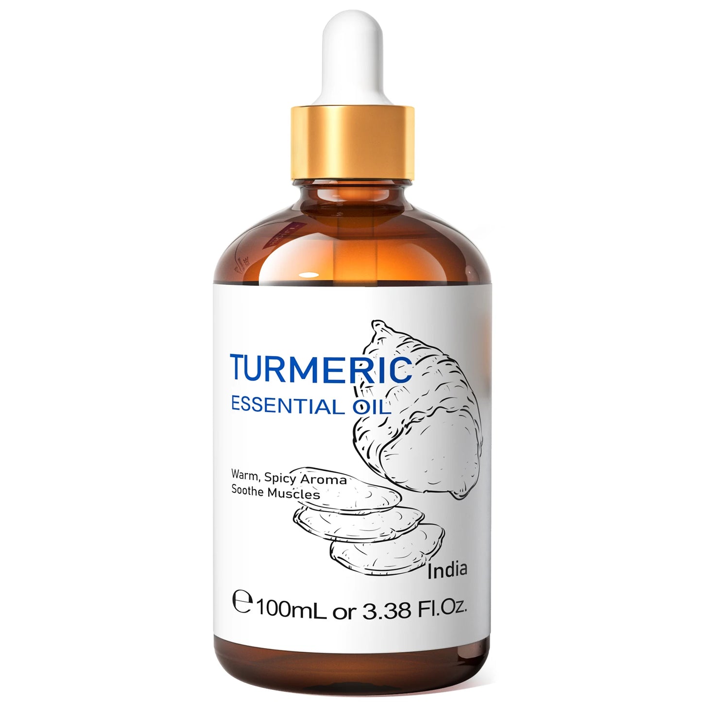 HIQILI Turmeric Essential Oil Pure Herbal Plant Oil