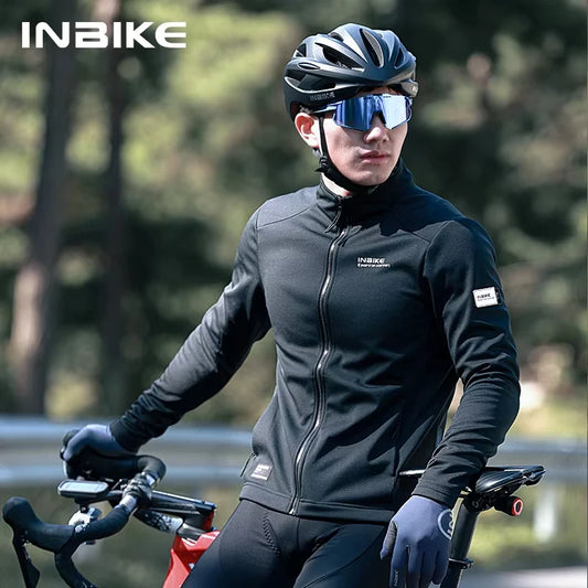 INBIKE Men's Windproof Thermal Soft Shell Cycling Jacket