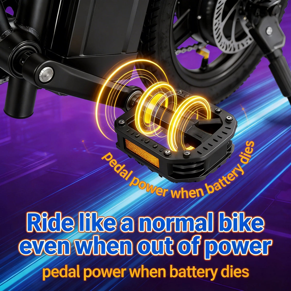 HEZZO T5 Folding Electric Bike 750W Peak Power Disc Brakes