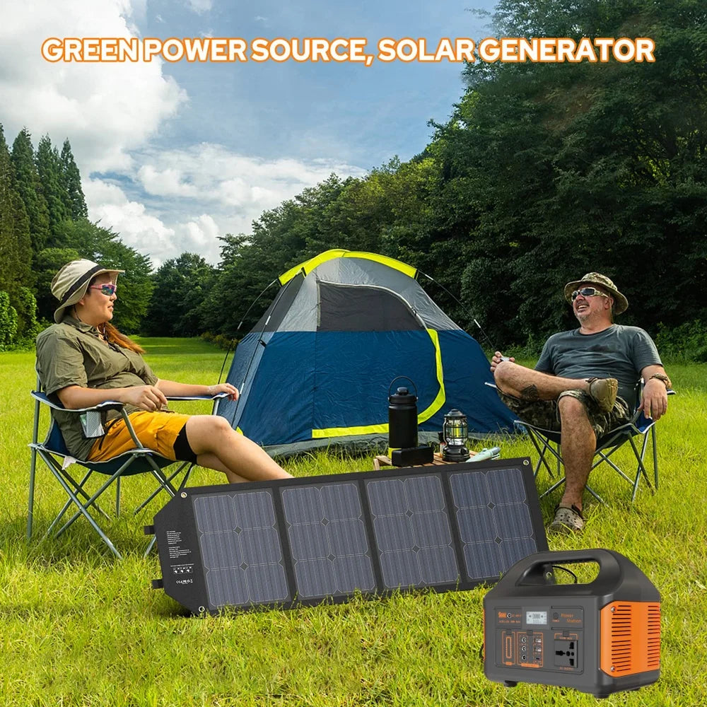 Jsdsolar Portable Solar Power Station 500W With 110V 220V