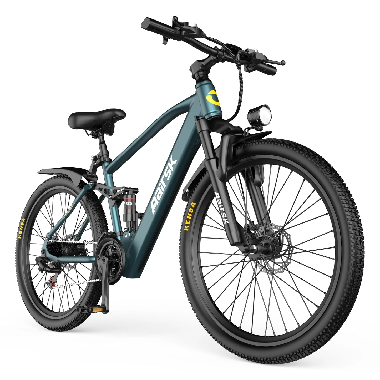 EOEOTWO Electric Fat Tire Mountain Bike 1500W Motor 34MPH Aluminum